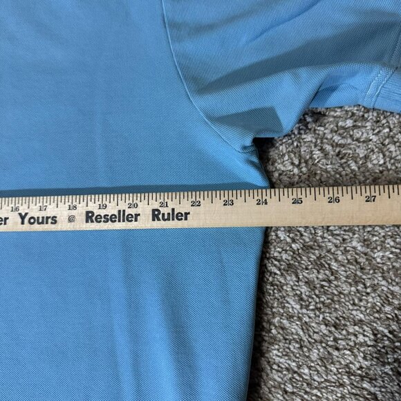 Tommy Bahama Polo Shirt Mens Extra Large Blue IslandZone Supima Marlin Logo - Picture 7 of 8
